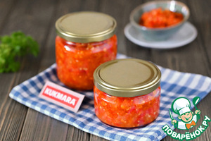 Перечная икра с горчицей и мёдом