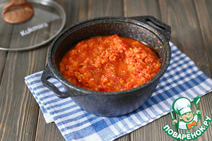 Перечная икра с горчицей и мёдом