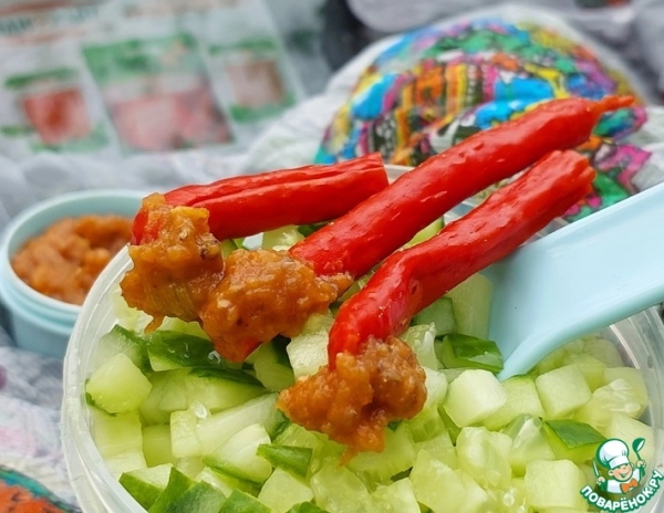 Перечный соус с колбасками "Пикник интроверта"