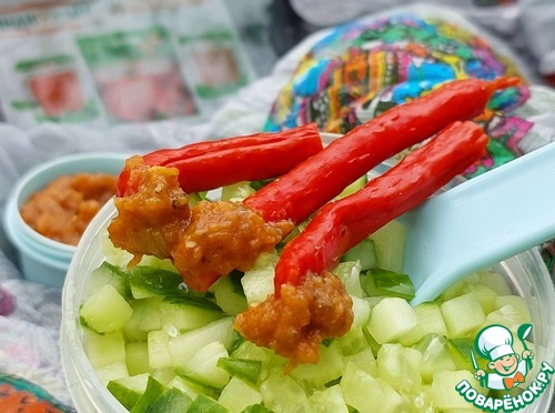 Перечный соус с колбасками "Пикник интроверта"