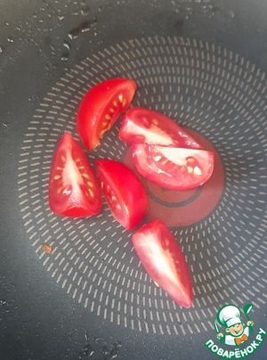 Перекус с сырным скрэмблом