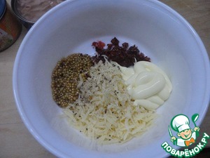 Пикантные канапе с тунцом Пикантные канапе с тунцом