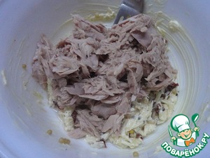 Пикантные канапе с тунцом Пикантные канапе с тунцом