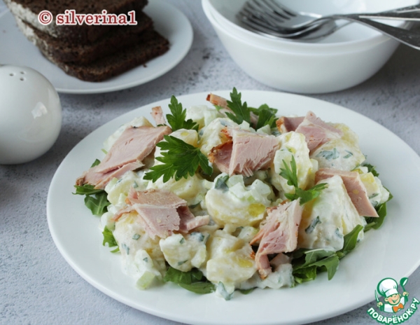 Пикантный картофельный салат