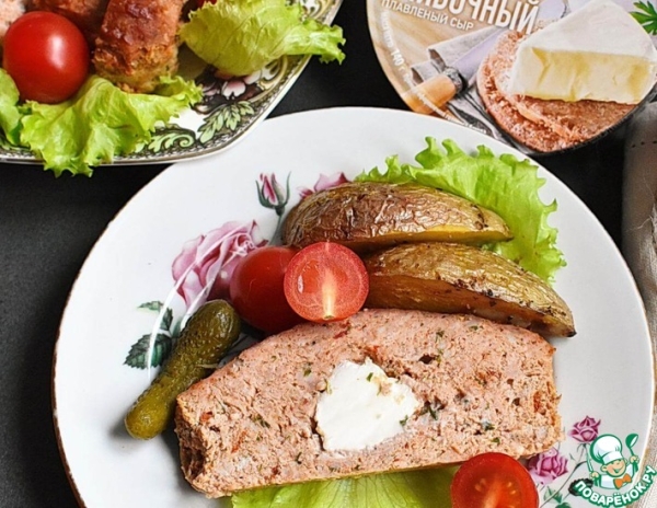 Пикантный митлоф с сыром