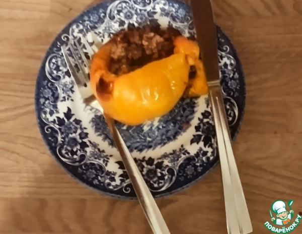 Пиментос релленос. Перцы с фаршем