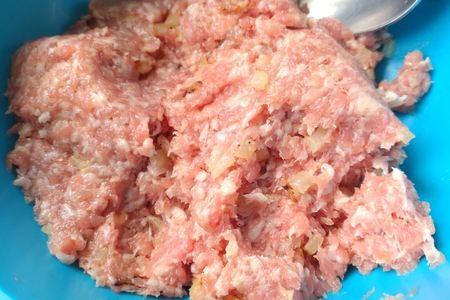 Пирог с фрикадельками и грибами