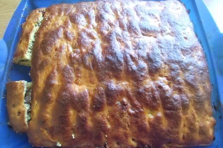 Пирог с халвой как кулич Пирог с халвой как кулич