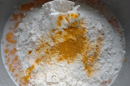 Пирог с халвой как кулич Пирог с халвой как кулич