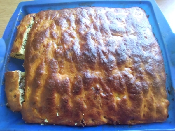 Пирог с халвой как кулич Пирог с халвой как кулич