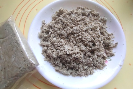 Пирог с халвой как кулич Пирог с халвой как кулич