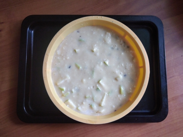 Пирог творожно яблочный с изюмом Пирог творожно яблочный с изюмом