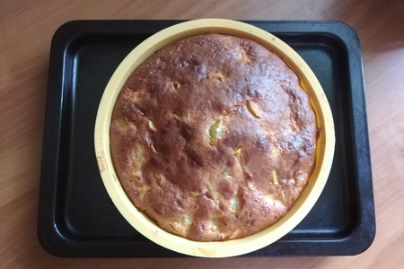 Пирог творожно яблочный с изюмом Пирог творожно яблочный с изюмом