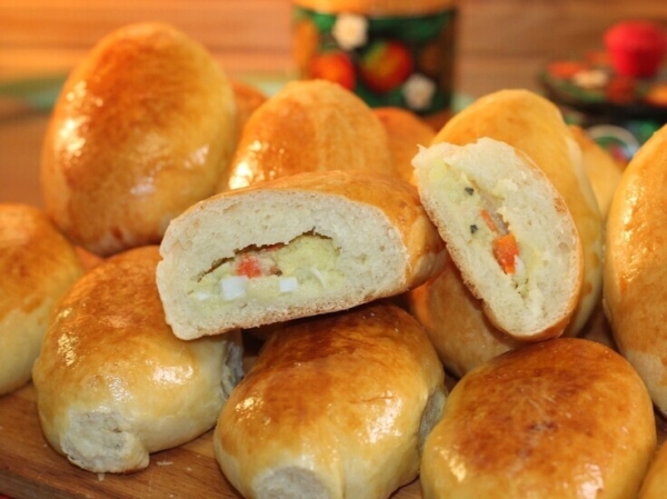 Пирожки из картофельного дрожжевого теста Пирожки из картофельного дрожжевого теста