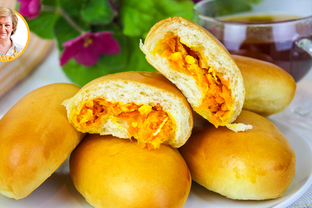 Пирожки с морковью и яйцом