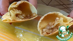 Пирожное "Ракушки" с орехами