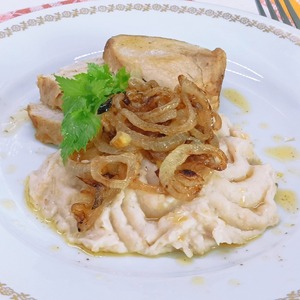 Пюре из белой фасоли по-румынски