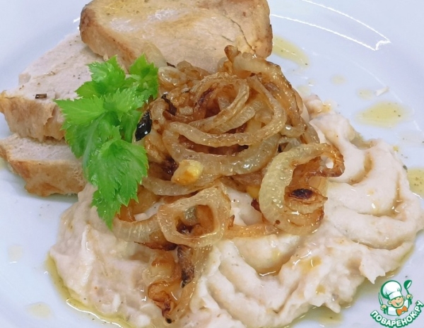 Пюре из белой фасоли по-румынски