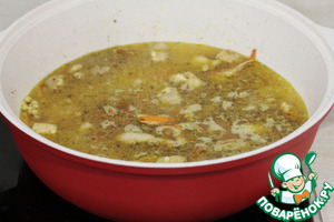 Плов из птитима с курицей