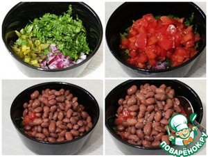 Полента с сальсой из фасоли Полента с сальсой из фасоли