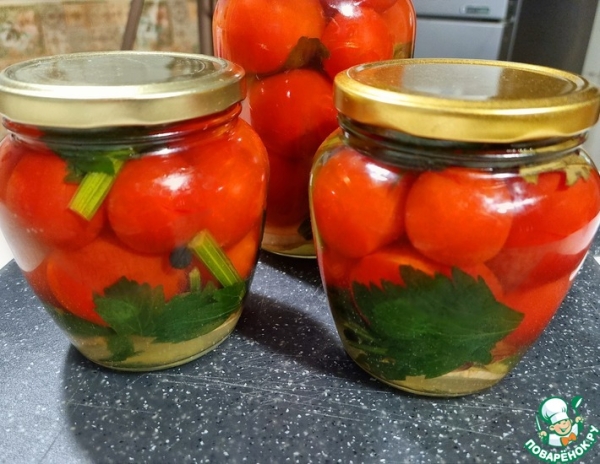 Помидоры с медом и имбирем на зиму Помидоры с медом и имбирем на зиму