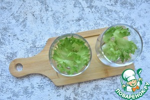 Порционный салат с тунцом Порционный салат с тунцом