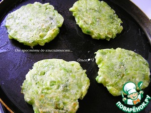 Постные кабачковые оладьи с луком Постные кабачковые оладьи с луком