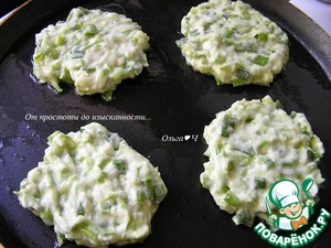 Постные кабачковые оладьи с луком Постные кабачковые оладьи с луком