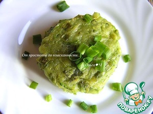 Постные кабачковые оладьи с луком Постные кабачковые оладьи с луком
