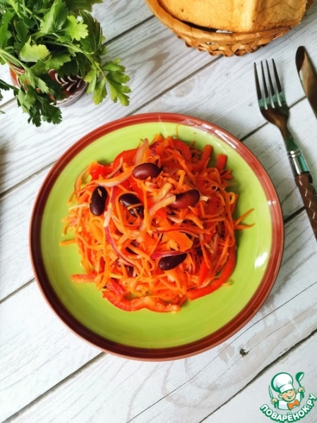 Постный салат "Алый" Постный салат "Алый"