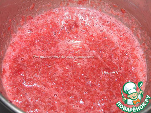 Постный торт "Наполеон" с вишней Постный торт "Наполеон" с вишней