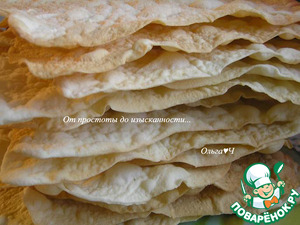 Постный торт "Наполеон" с вишней Постный торт "Наполеон" с вишней