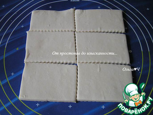 Постный торт "Наполеон" с вишней Постный торт "Наполеон" с вишней