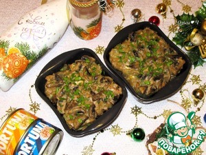 Постный жюльен с тунцом