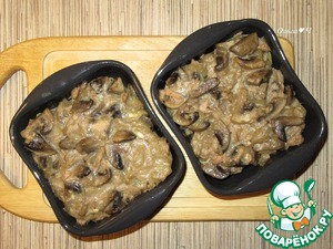 Постный жюльен с тунцом