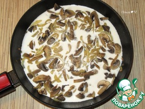 Постный жюльен с тунцом