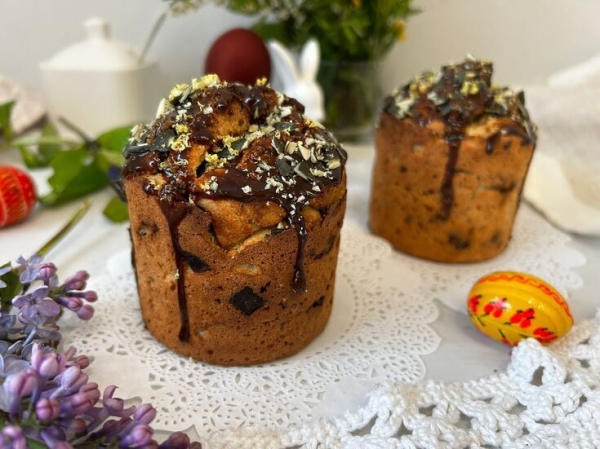 Пп кулич с сушеными бананами и семенами чиа Пп кулич с сушеными бананами и семенами чиа