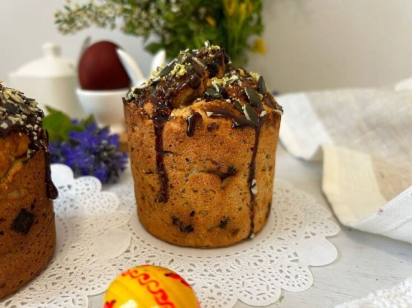 Пп кулич с сушеными бананами и семенами чиа Пп кулич с сушеными бананами и семенами чиа