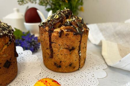 Пп кулич с сушеными бананами и семенами чиа Пп кулич с сушеными бананами и семенами чиа