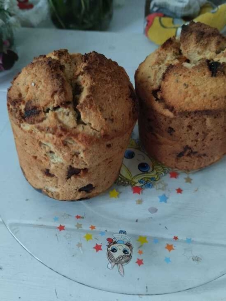 Пп кулич с сушеными бананами и семенами чиа Пп кулич с сушеными бананами и семенами чиа