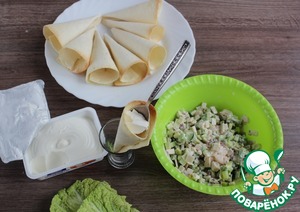 Праздничная закуска в тортилье