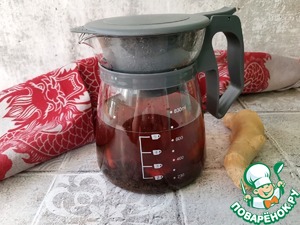 Пряный чай с имбирём
