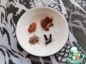 Пряный чай с имбирём