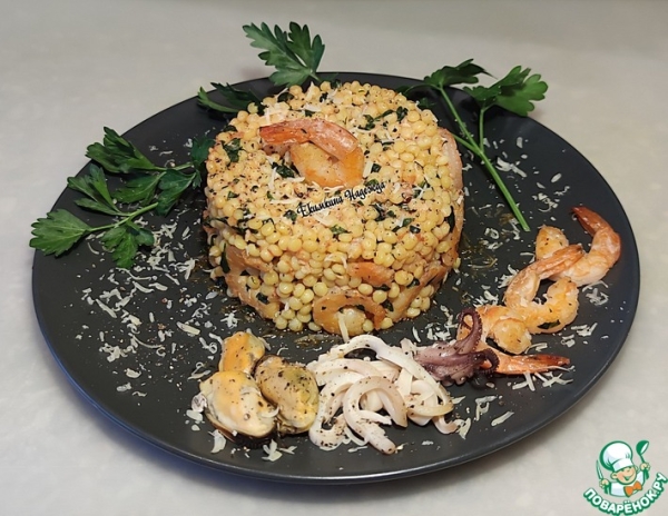 Птитим с креветками