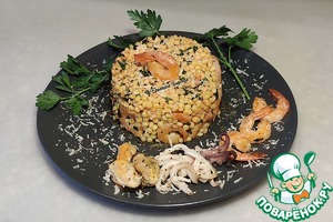 Птитим с креветками Птитим с креветками