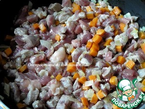 Рагу из индейки с брюссельской капустой Рагу из индейки с брюссельской капустой