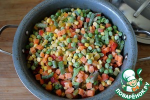 Рагу из индейки с овощами "А-ля Афритада" Рагу из индейки с овощами "А-ля Афритада"