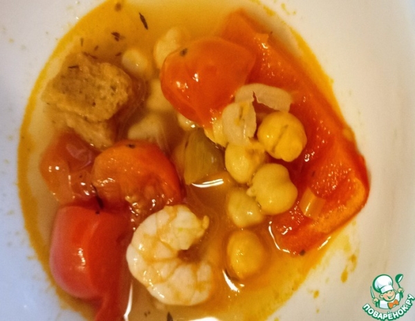 Рагу из нута и креветок Рагу из нута и креветок