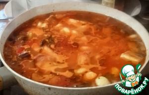 Рагу из тофу, ньокки с огурцами