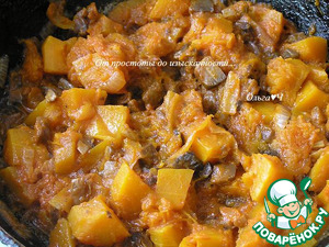 Рагу из тыквы с грибами Рагу из тыквы с грибами
